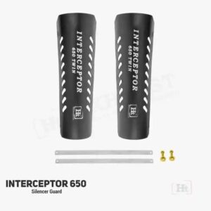 interceptor-silencer-guard-stainless-steel-mate-black-in-302 Exhaust Silencer Guard for Interceptor 302