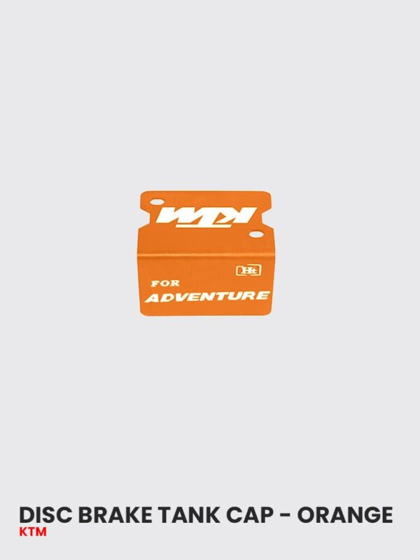 ktm-duke-front-disc-brake-tank-cap-stainless-steel-orange-ftc-028 Front Brake Tank Cap for KTM Duke Stainless Steel Orange