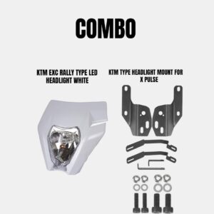 KTM EXC Rally Headlight White for Xpulse