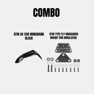 KTM SX 250 Mudguard Black Himalayan