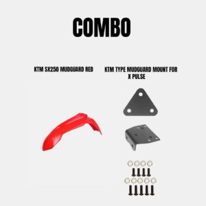 KTM SX 250 Mudguard Red