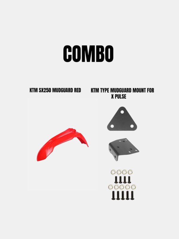 KTM SX 250 Mudguard Red