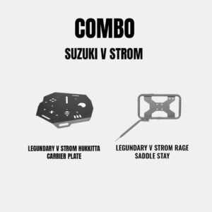 legundary-combo-for-suzuki-v-strom-hukkitta-carrier-plate-rage-saddle-stay Suzuki V Strom Carrier Plate Rage Saddle Stay