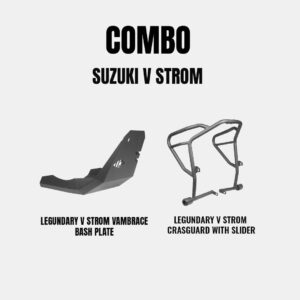 legundary-combo-for-suzuki-v-strom-vambrace-bash-plate-adrinex-cg-with Bash Plate for Suzuki V Strom