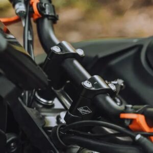Handle Risers for KTM 390 Enduro R Black