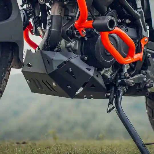 legundary-ktm-390-enduro-r-vambrace-bash-plate-black KTM 390 Enduro R Bash Plate Black