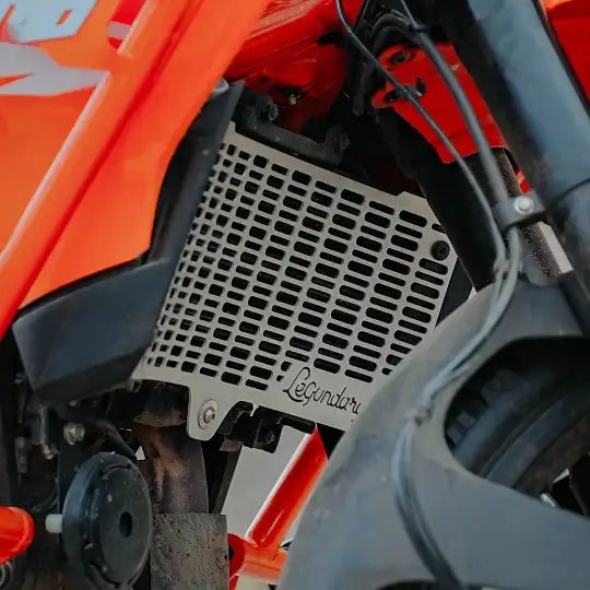 legundary-ktm-390-enduro-r-vector-radiator-grill-silver KTM 390 Enduro R Radiator Grill Silver