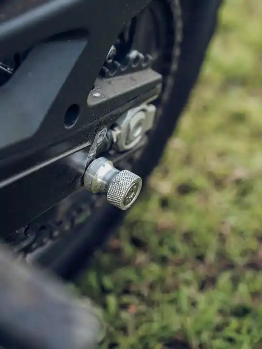 Paddock Spools Silver KTM 390 Enduro R
