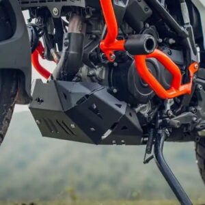 legundary-ktm-adv-390-2025-model-vambrace-bash-plate-black KTM ADV 390 2025 Bash Plate Black