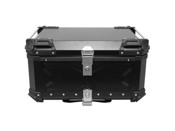 Aluminum Top Box for ATV Motorcycle Black