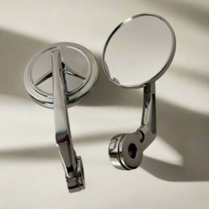 Chrome Handlebar End Mirror for Royal Enfield Classic