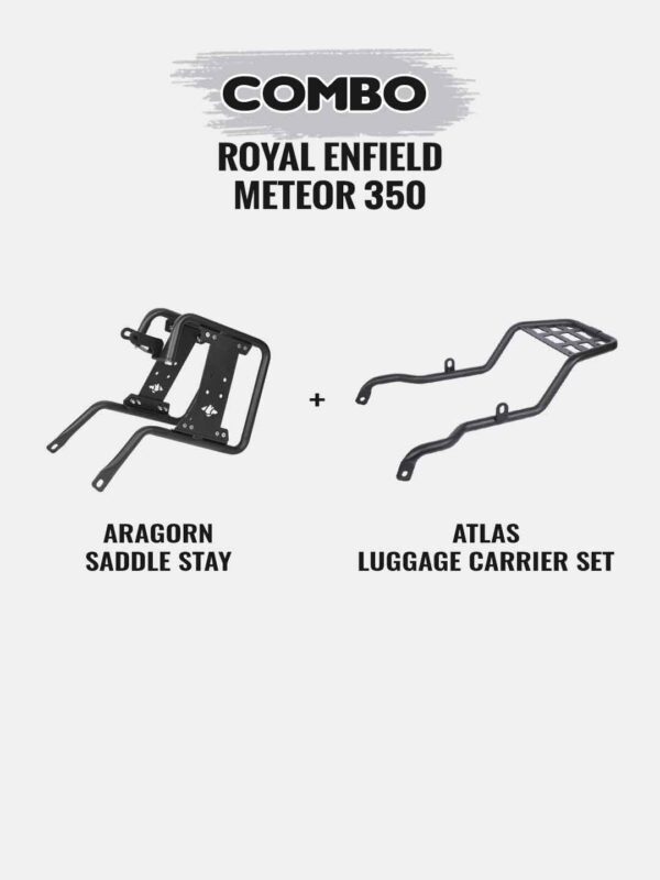 meteor-combo-atlas-luggage-carrier-set-aragorn-saddle-stay Atlas Luggage Carrier Set