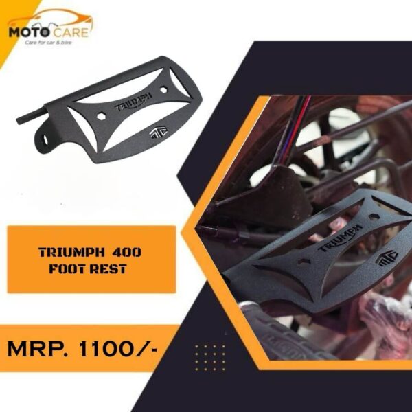 moto-care-heavy-metal-foot-rest-compatible-for-triumph-speed-400 Foot Rest for Triumph Speed 400