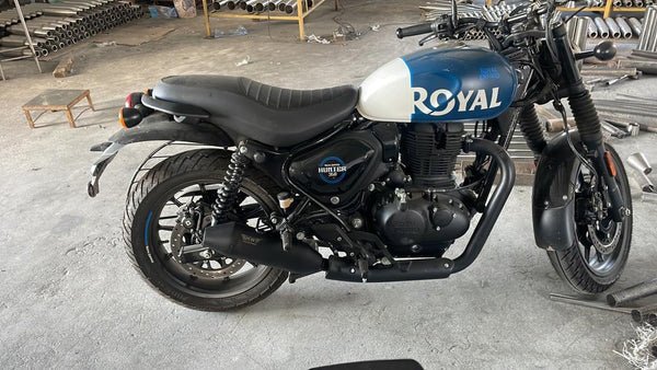 motowings-performance-black-exhaust-for-royal-enfield-hunter-350 Exhaust Black for Royal Enfield Hunter 350