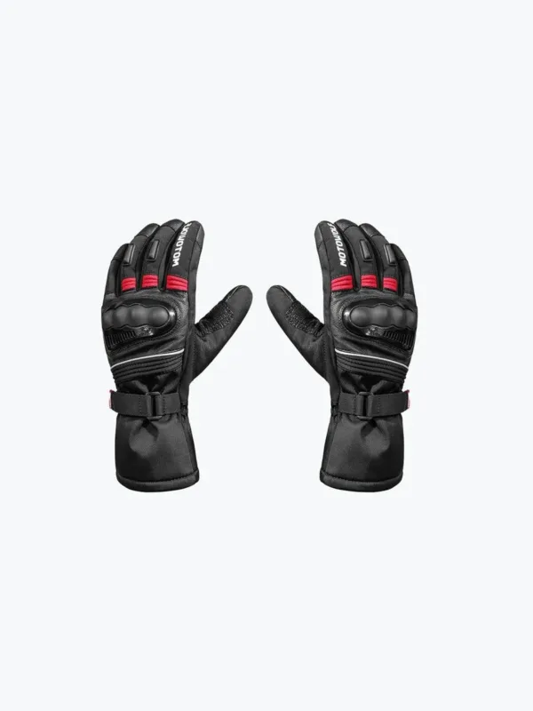 motowolf-gloves-black-red-0318 Motowolf Motorcycle Gloves Black Red 0318