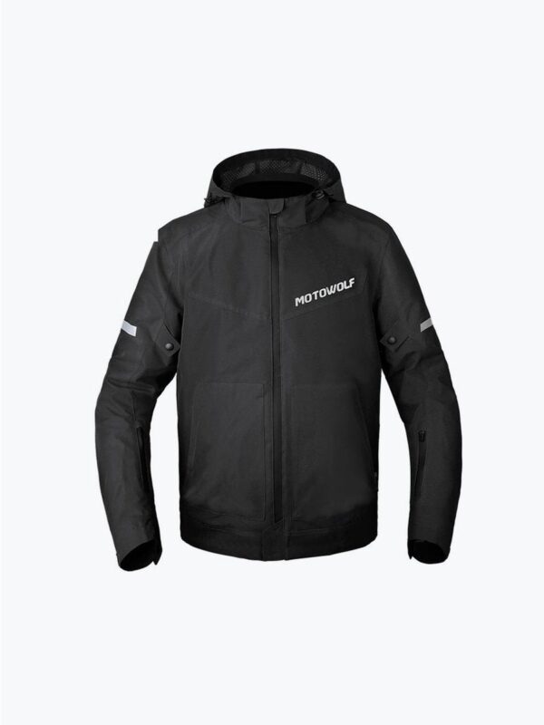 Motowolf Motorcycle Jacket Black 0520