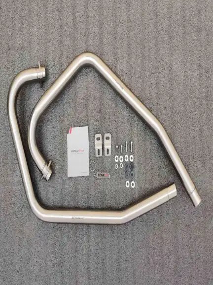 Performance Headers for RE 650 Brushed Steel