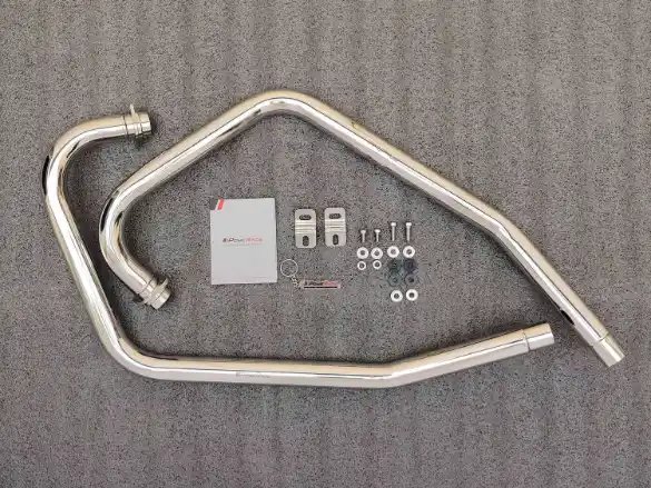performance-headers-for-re-650-twins-polish-finish Performance Headers for RE 650 Twin Polished
