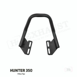 Pillion Pipe for Hunter 350 Black Matt