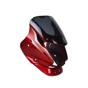 Platina Headlight Visor Red
