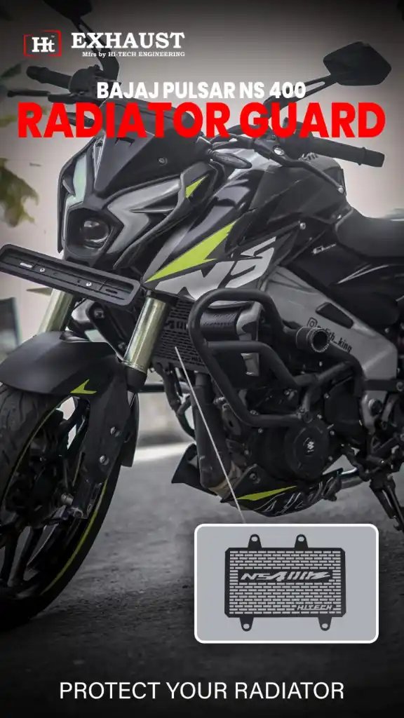 radiator-guard-black-for-bajaj-ns-400-z-rd-933 Radiator Guard Black for Bajaj NS 400 Z