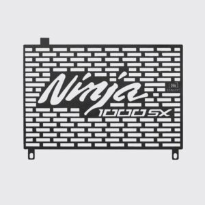 radiator-guard-for-kawasaki-ninja-1000-sx-black-matt-and-silver-rd-735 Radiator Guard Kawasaki Ninja 1000 SX Black Silver