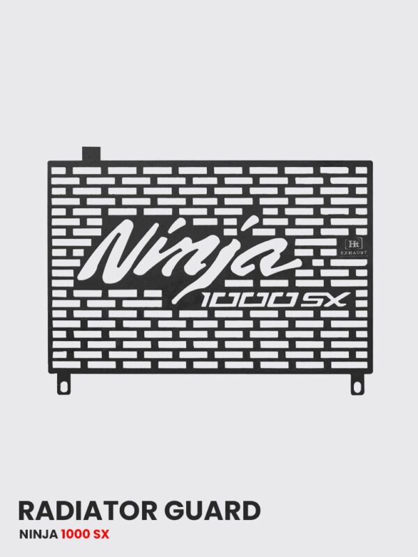 radiator-guard-for-kawasaki-ninja-1000-sx-black-matt-and-silver-rd-735 Radiator Guard Kawasaki Ninja 1000 SX Black Silver
