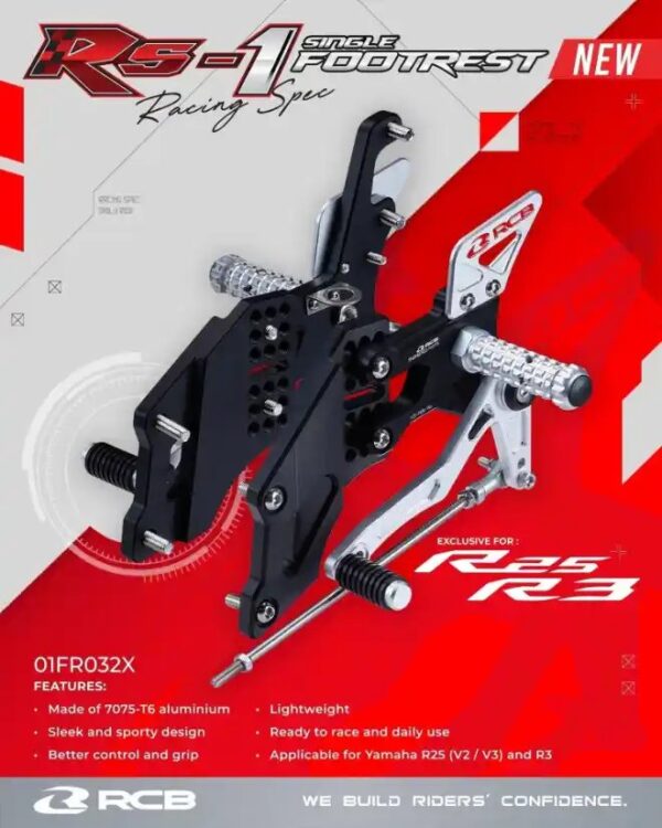 rcb-racing-footrest-rs-1-yamaha-r25-r3-al7075 RCB Racing Footrest for Yamaha R25 R3