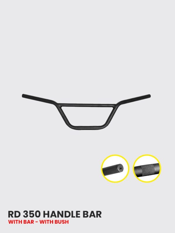 RD350 Handlebar with Bush Black HB109B
