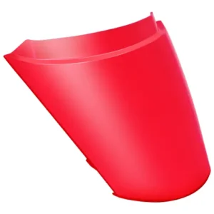 Rear Center Cowl Plate for Hero Glamour Candy Sports Red