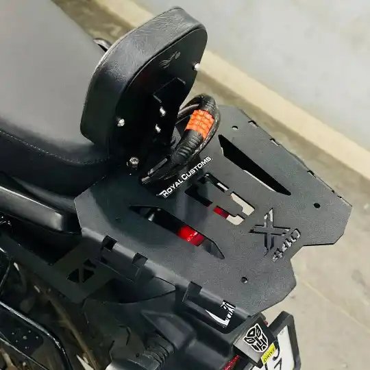 royal-custom-backrest-with-carrier-flat-structure-for-harley-davidson-x440 Custom Backrest with Carrier for Harley Davidson X440