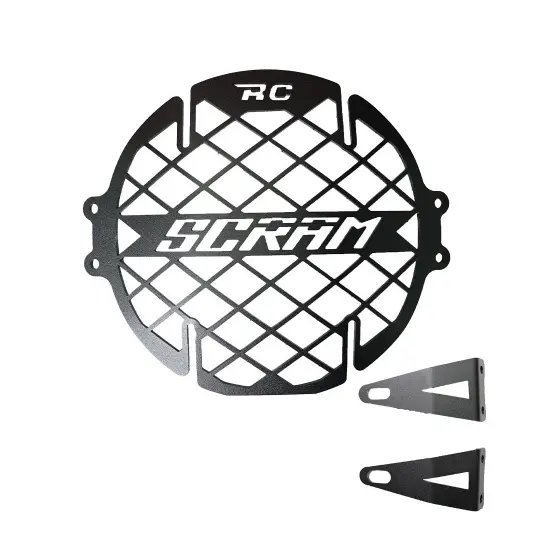 royal-custom-headlight-grill-for-scram-411 Headlight Grill for Royal Enfield Scram 411