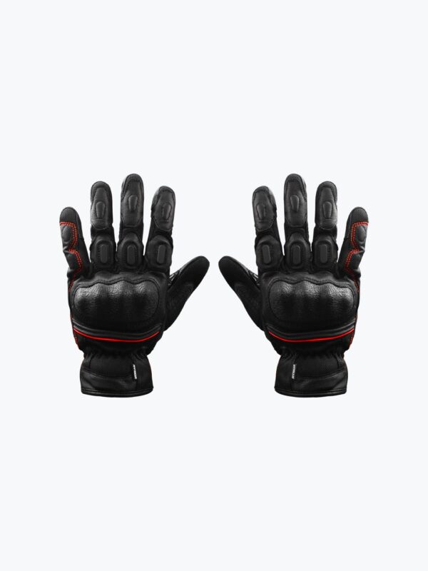rynox-tornado-pro3-gloves-black-red Rynox Tornado Pro3 Gloves Black Red