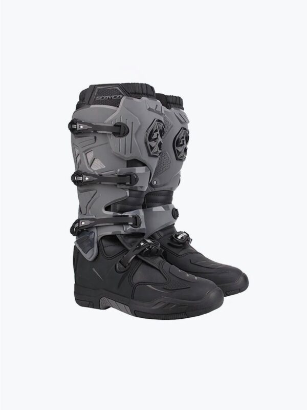 Scoyco MBM004 Motorcycle Boots Grey