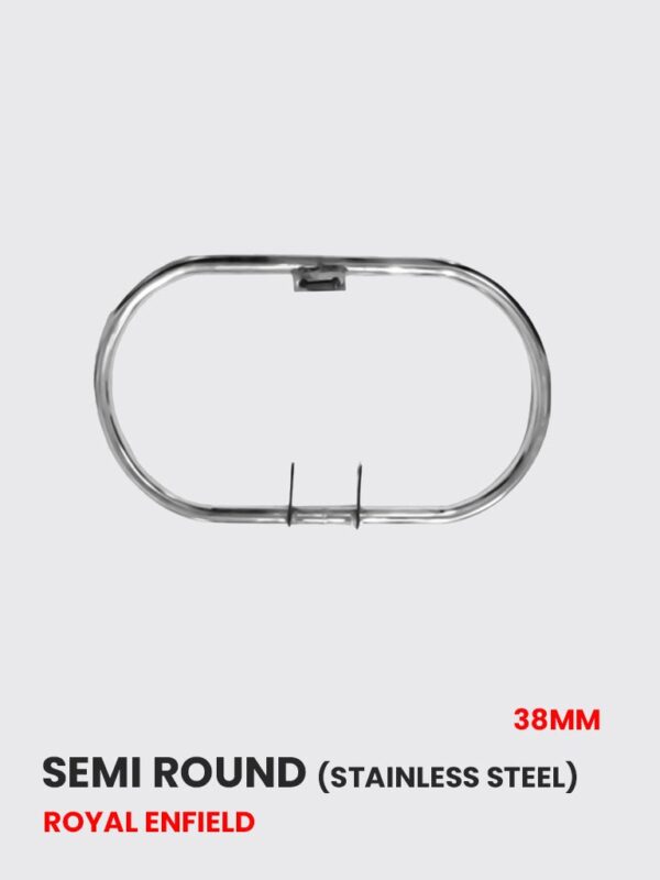 semi-round-38mm-stainless-steel-re-020ss 38mm Stainless Steel Exhaust Pipe for RE020SS