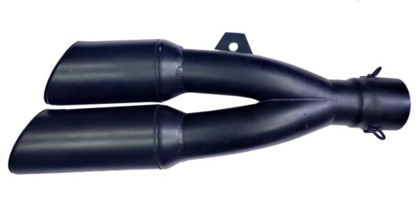 short-long-twin-barrel-51-mm-inlet-stainless-steel-universal-slip-on-with-db Universal 51mm Stainless Steel Slip On Exhaust DB