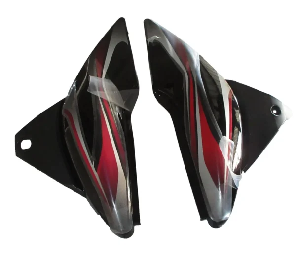 side-panel-cover-bajaj-discover-100cc-3d-type-black-purple-stk Side Panel Cover Bajaj Discover 100cc Black Purple