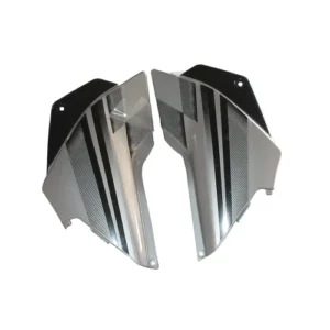 Side Panel Cover for Hero Glamour Silver Black
