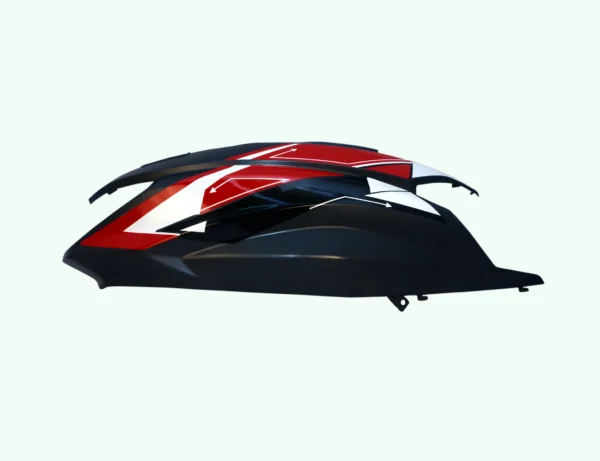 Side Panel Cover for Hero Maestro Edge Grey Red