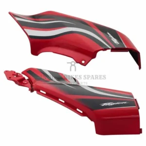 side-panel-cover-hero-passion-xpro-sports-red-colour-black-bike Side Panel Cover for Hero Passion XPro Red Black