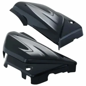 Hero Splendor Plus Side Panel Cover Black Silver