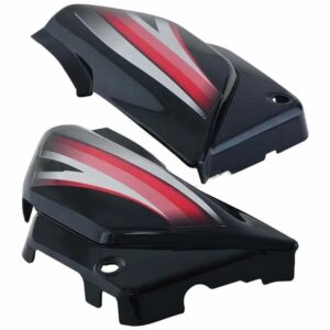 Side Panel Cover for Hero Splendor Pro Black Red