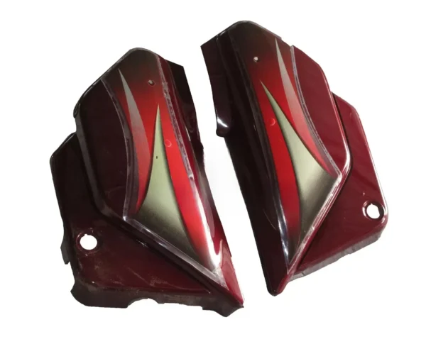 Hero Splendor Pro Wine Red Side Panel Cover