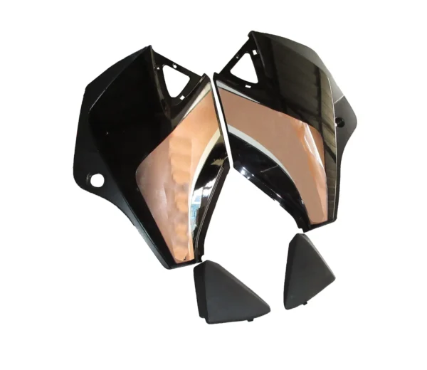 Side Panel Cover for TVS Star City Black