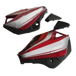 Side Panel Cover for TVS Star CVTi 110cc Red