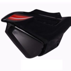TVS Starcity Plus Side Panel Cowl Black Red