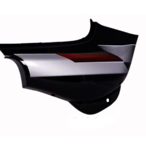 CT100 Side Cowl Set Black Red Sticker