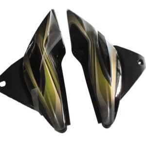 Side Panel Cowl Set for Bajaj Discover 100cc Black Green