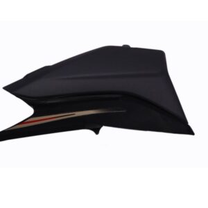 Bajaj Platina 100 ES Side Cowl Set Black Red