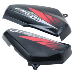 CD Deluxe Side Panel Set Black Red Sticker
